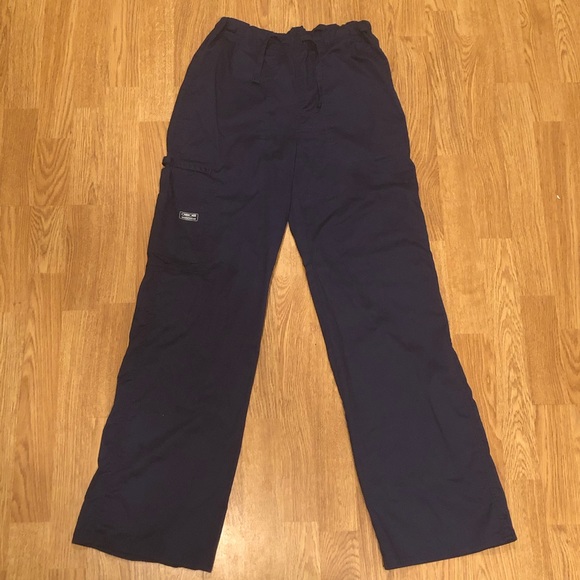 Cherokee Pants - Cherokee Workwear navy scrub pants drawstring